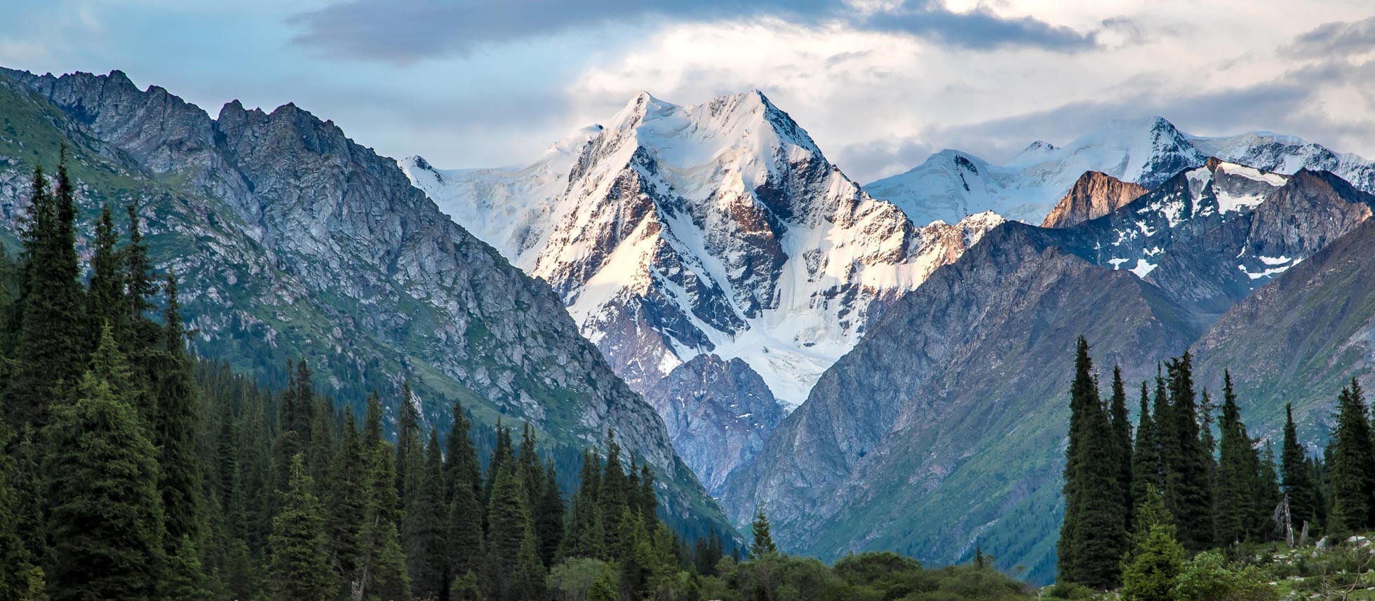 Kyrgyzstan landscape representing our journey