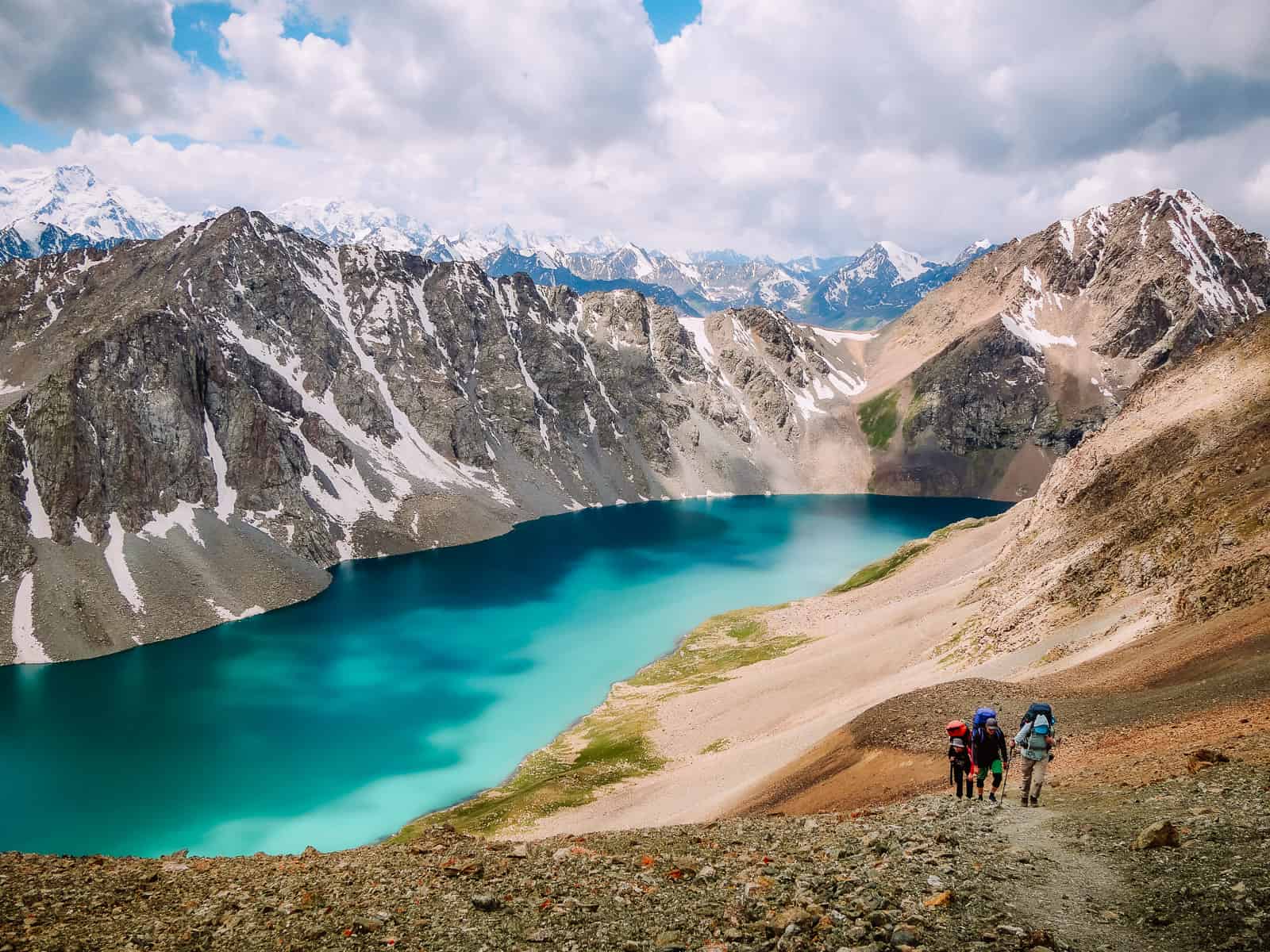 Summer mountain landscape in Kyrgyzstan